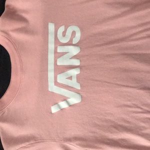 Vans pink long sleeve shirt